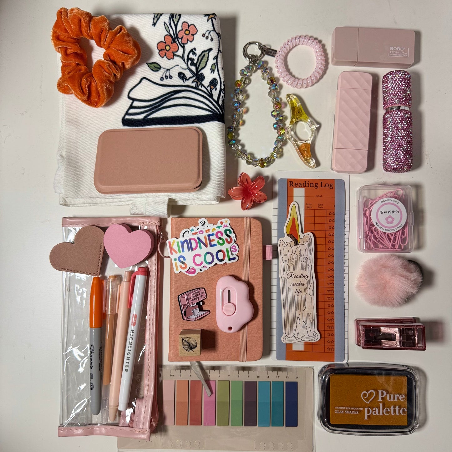 Peach Orange Bookish Bundles
